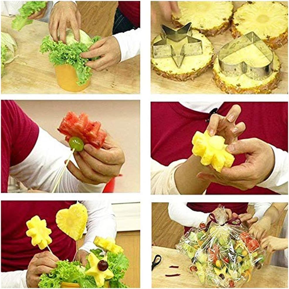 24-Piece Stainless Steel Mini Geometric Shaped Cookie Biscuit Cutter Set Square - Image 7