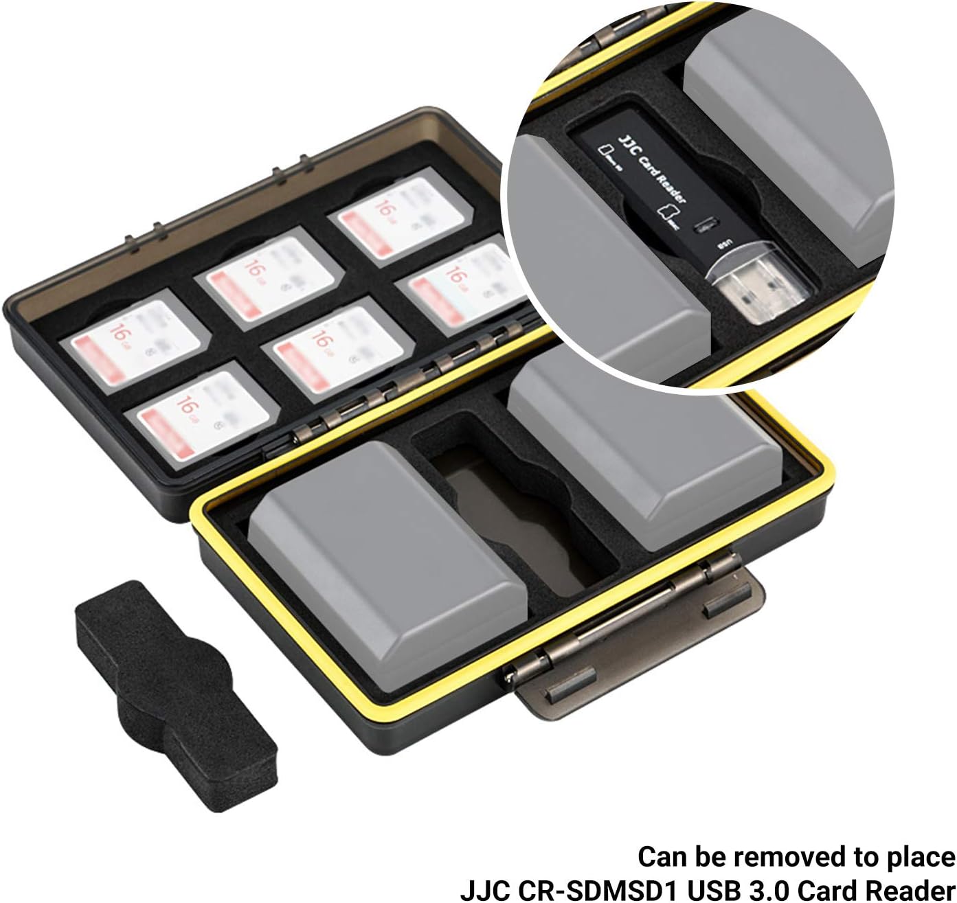 Camera Battery Holder and Memory Card Storage Case 2 in 1 Water-Resistant - Image 2