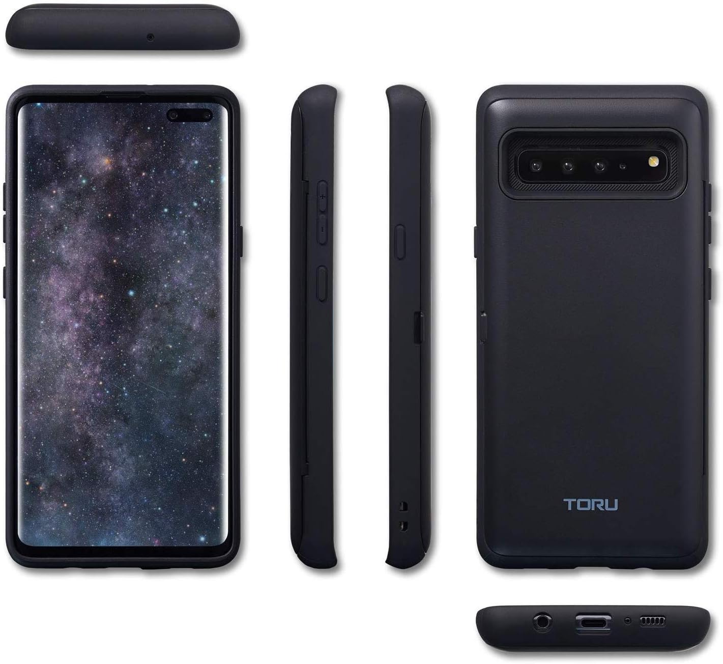 Galaxy S10 5G Card Holder Slim Protective Case w Hidden Credit Card Wallet Slot - Image 4