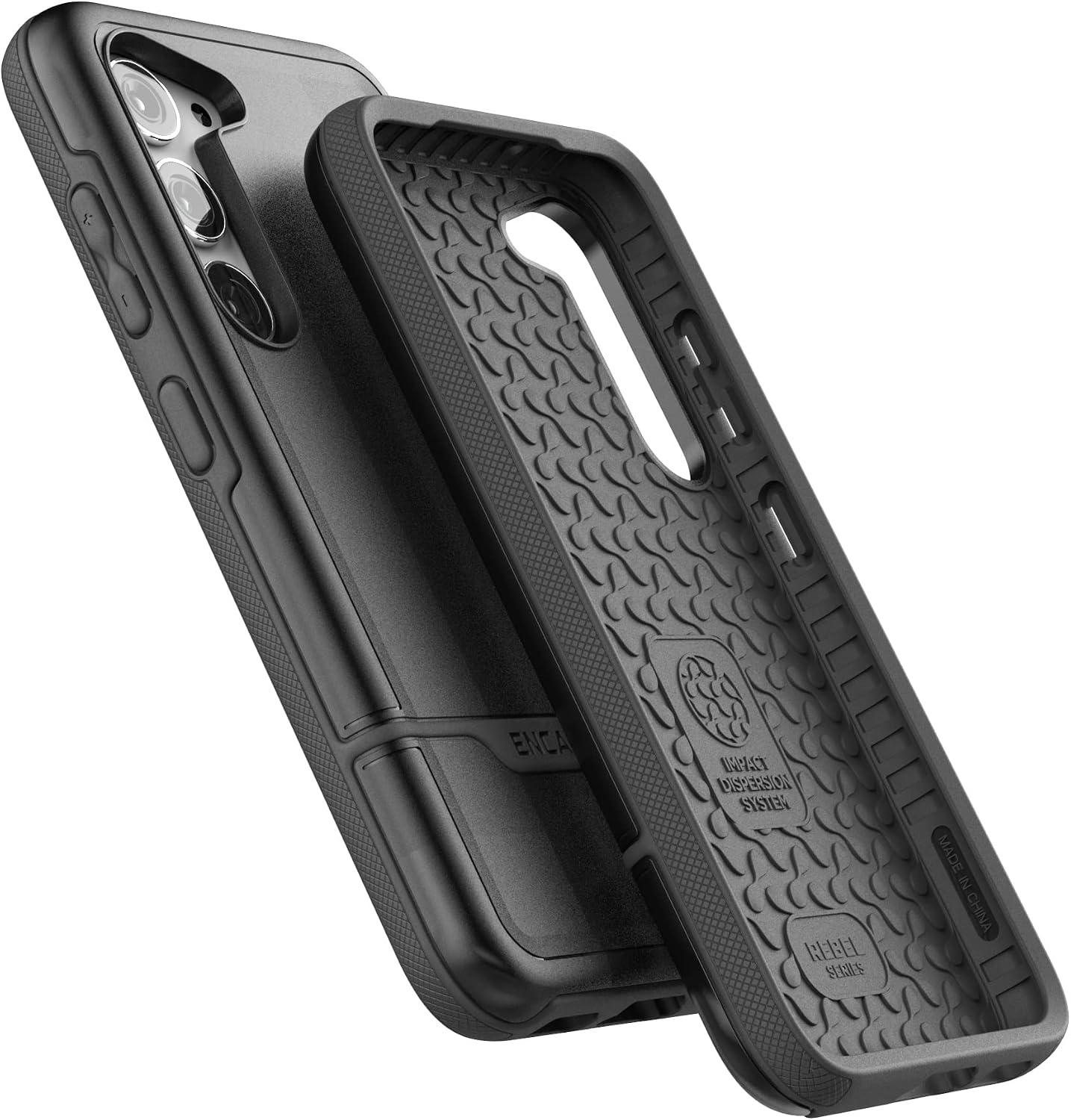 Samsung Galaxy S23 - Shockproof Hybrid Phone Case (Black) - Image 5
