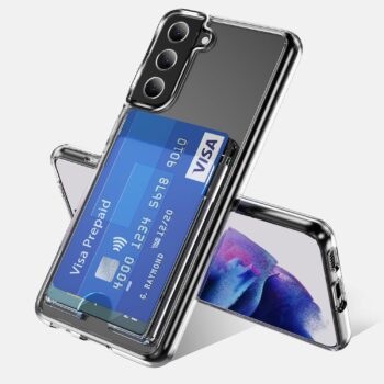Wallet Case for Samsung Galaxy S22 Plus w Credit Card Holder [Up to 2 Cards]