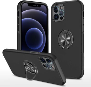 Magnetic Kickstand Cell Phone Case for iPhone 12 Pro-Max