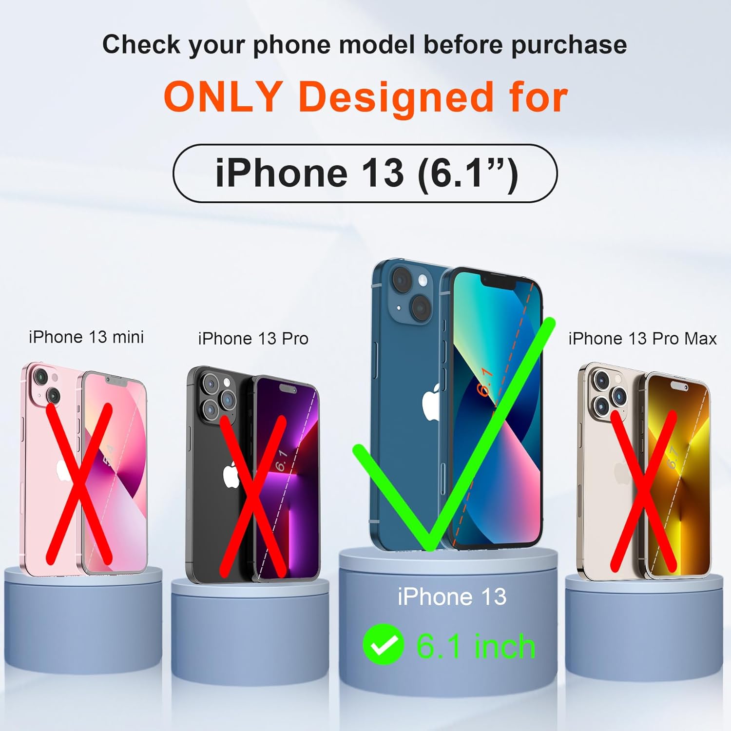 For iPhone 13 Case with Full Shockproof Body Protective Case - Green - Image 2