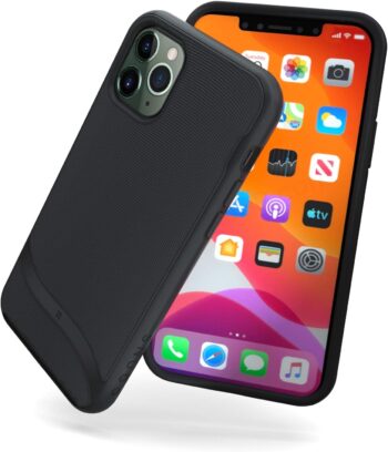 For iPhone 11 Pro Max (2019) - Slim Protective Silicone Shockproof Case - Black