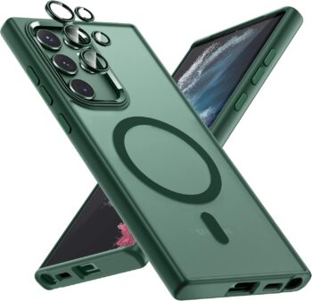 Translucent Matte Shockproof Protective Case for Samsung Galaxy S22 Ultra