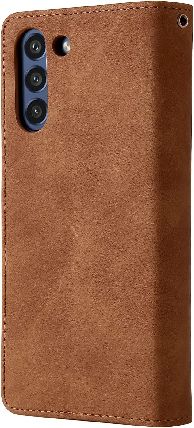 For Samsung Galaxy S21 FE Tempered Glass Screen Protector and Flip Wallet Case - Image 8