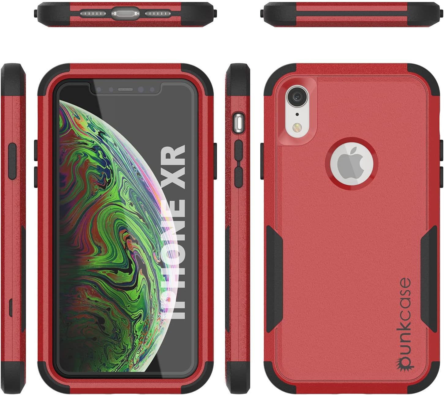 iPhone XR Belt Clip Holster Case 4-1 Rugged & Protective Multilayer Phone Case - Image 8