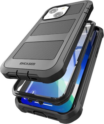 For iPhone 13 Protective Heavy Duty Case w Screen Protector