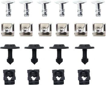 20 PCS Undertray Guard Engine Under Cover Fixing Clips Screw for Audi and VW