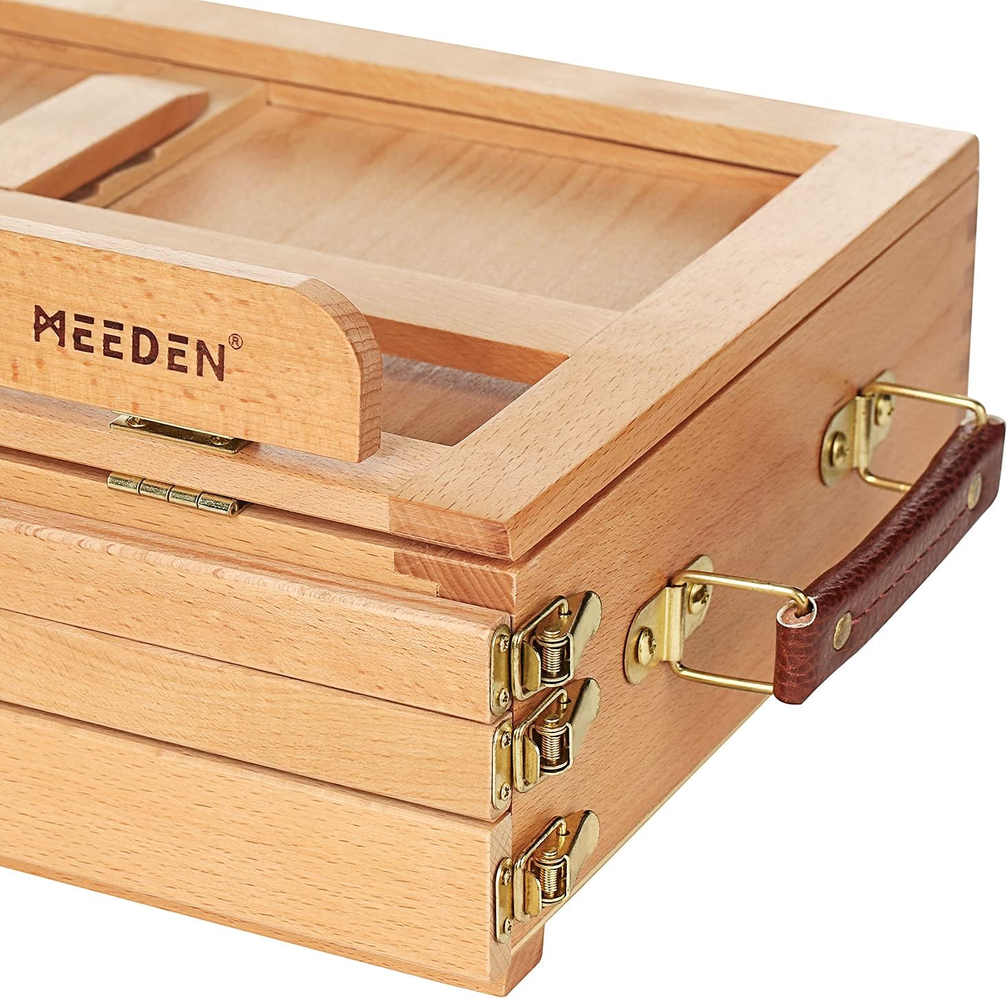 Artist Tabletop Sketchbox Easel- Multi-Function Adjustable Beech Wood Sketch Box - Image 3