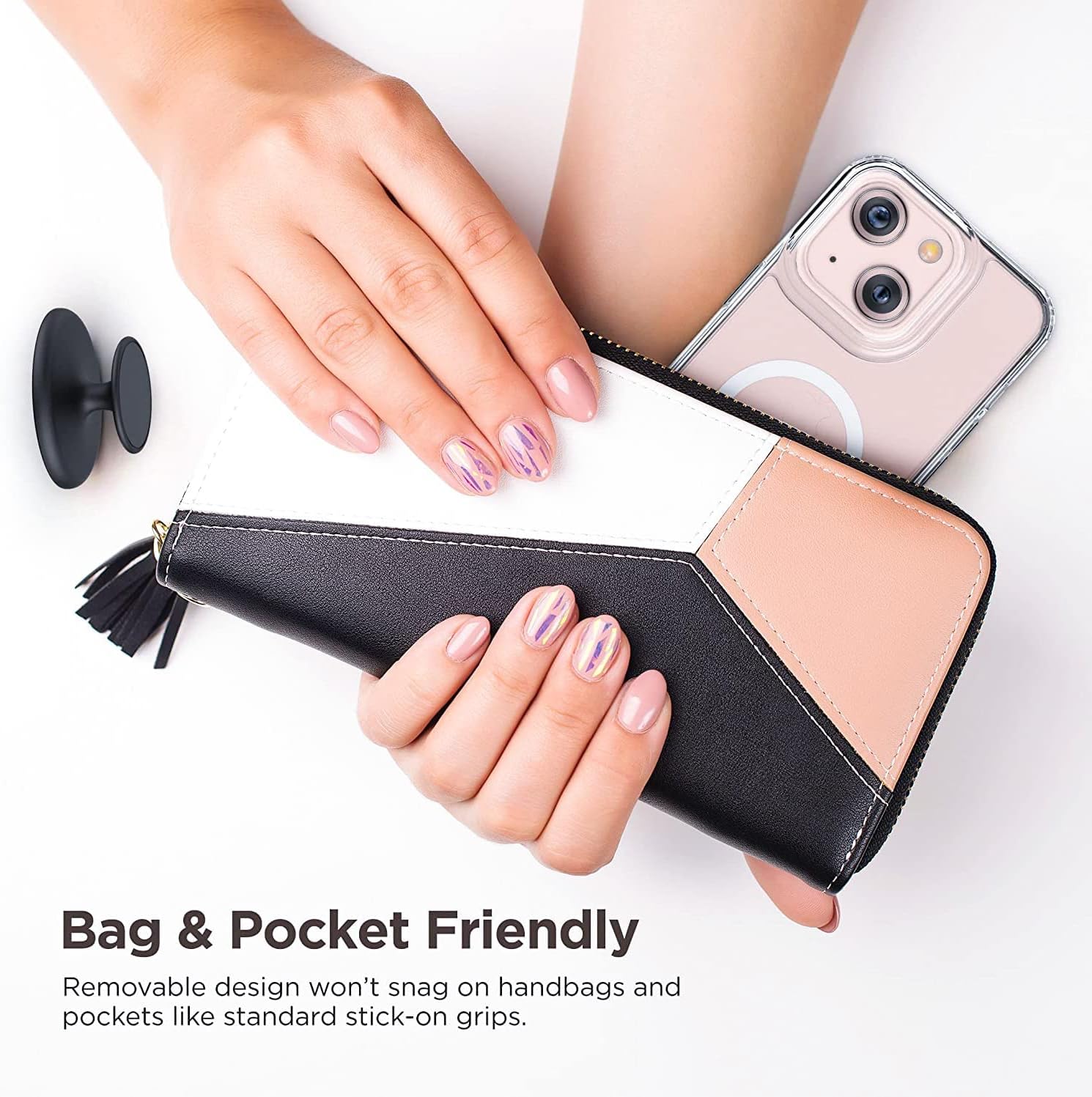 iPhone 15 Pro Max /14/13/12 Cases and Accessories (2-in-1 Holder + Kickstand) - Image 4