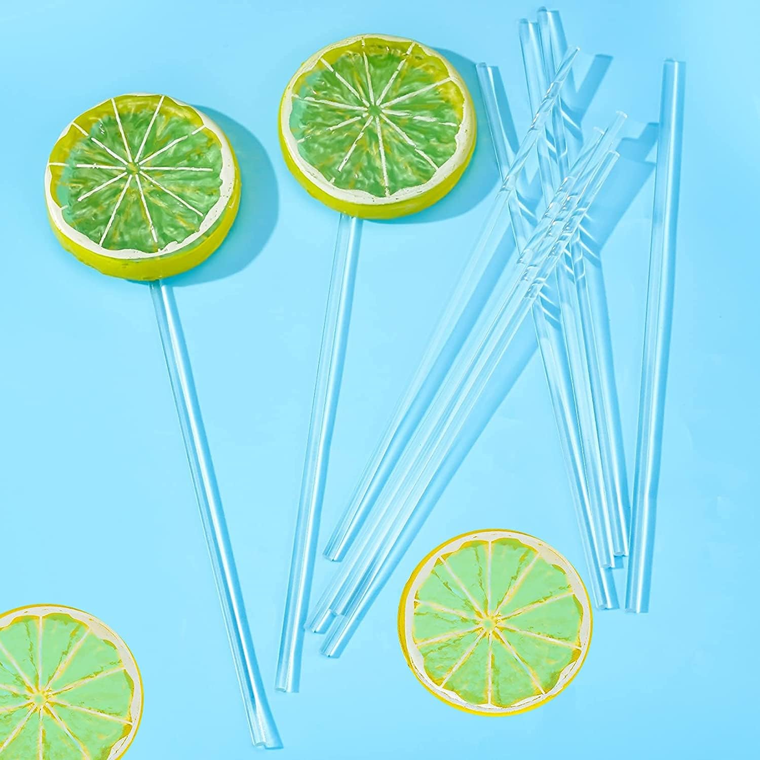 Clear Lollipop Sticks, 100Pcs Reusable Acrylic Lollipop Sticks Clear - Image 3