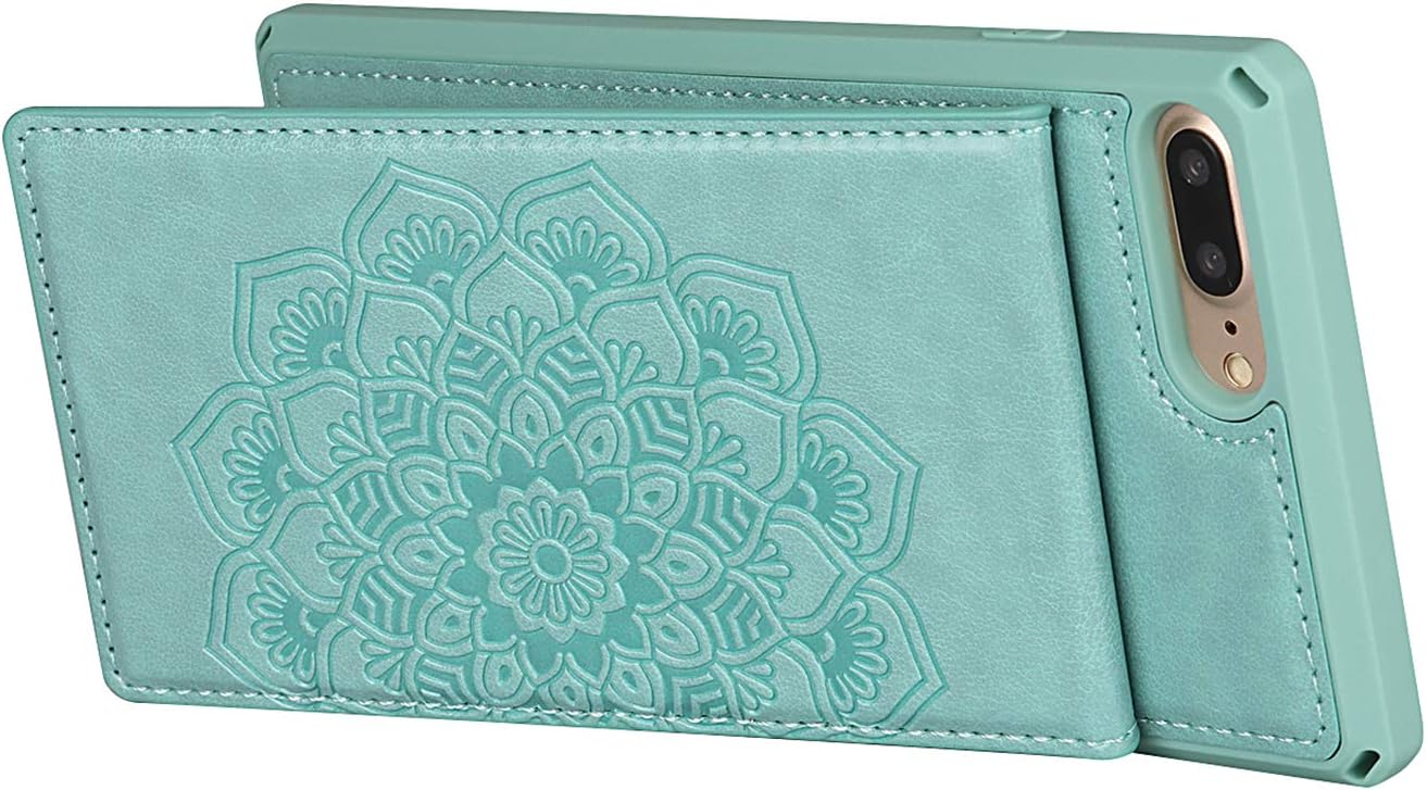 iPhone 7 Plus/ 8 Plus, Soft PU Leather Wallet Case w Kickstand and Card Holder - Image 5