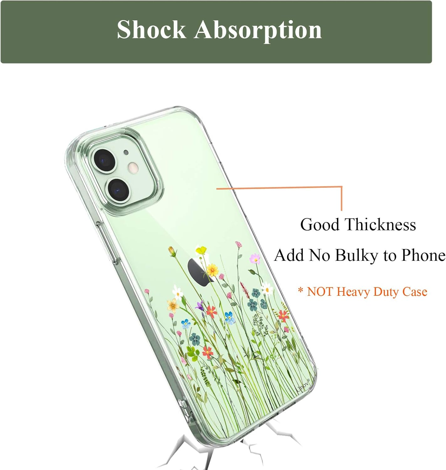 For iPhone 12 Mini Clear Soft TPU Bumper Slim Protective 5.4 Inch Case - Image 6