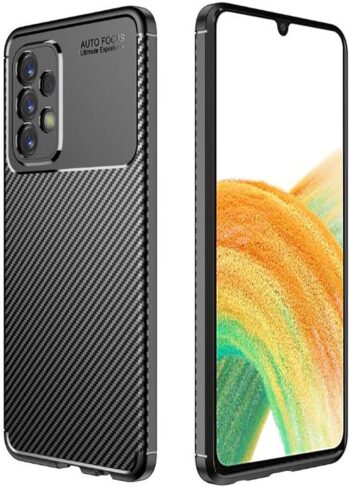 Samsung Galaxy A33 5G, Protective Carbon Fiber Lightweight Ultra Thin Slim Case