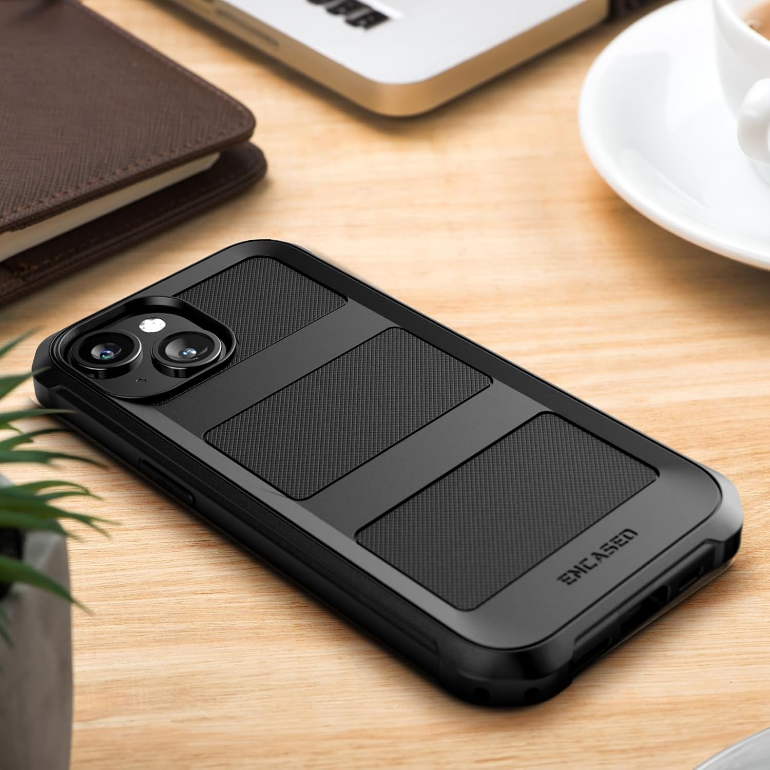 Shockproof Case for iPhone 15 Plus - Magnetic (Black) - Image 6