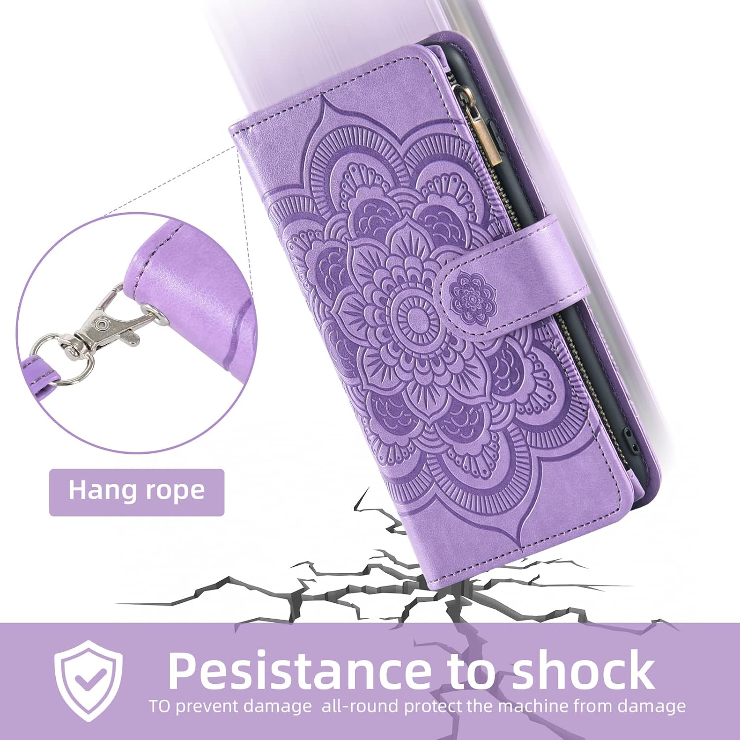 For Samsung Galaxy Note 20 5G Tempered Glass Screen Protector and Flip Wallet - Image 7
