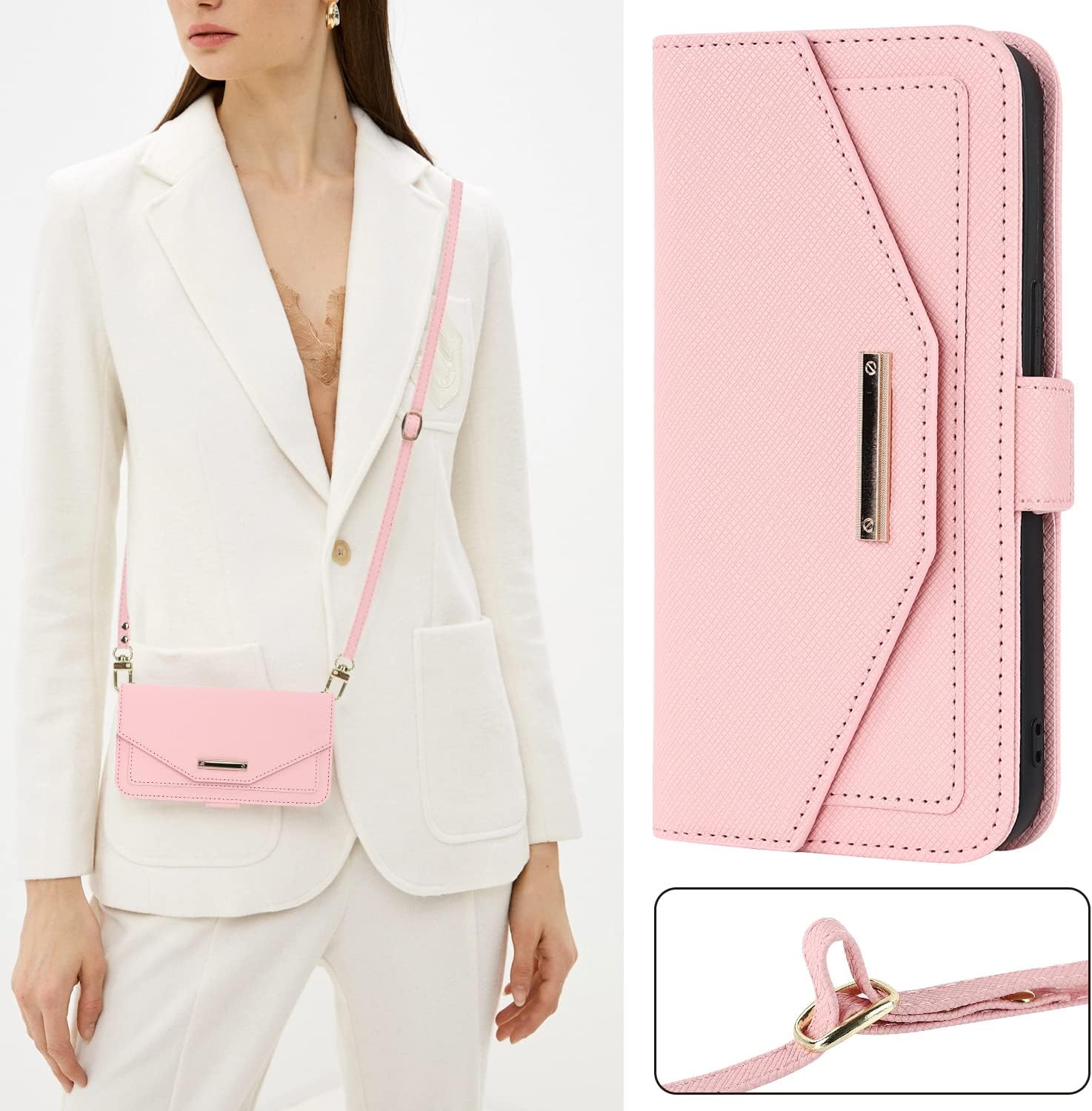 For iPhone 13 Pro Max (6.7") Flip Cover Magnetic Leather Card Slot Holder Case - Image 4