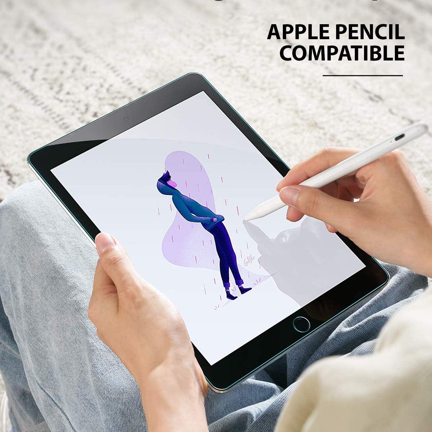 iPad 5/6 & iPad Air Series 2 Tempered Glass Screen Protector (9.7") - Image 5