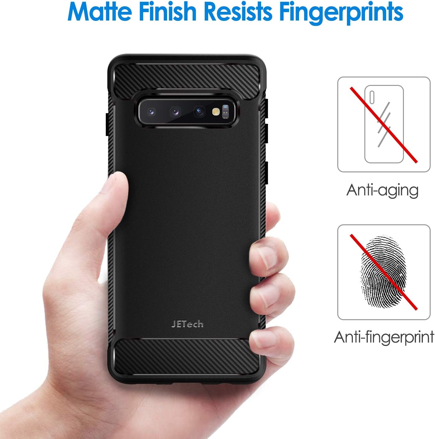 Slim Fit Case Compatible with Samsung Galaxy S10, Thin Phone Cover - Image 4