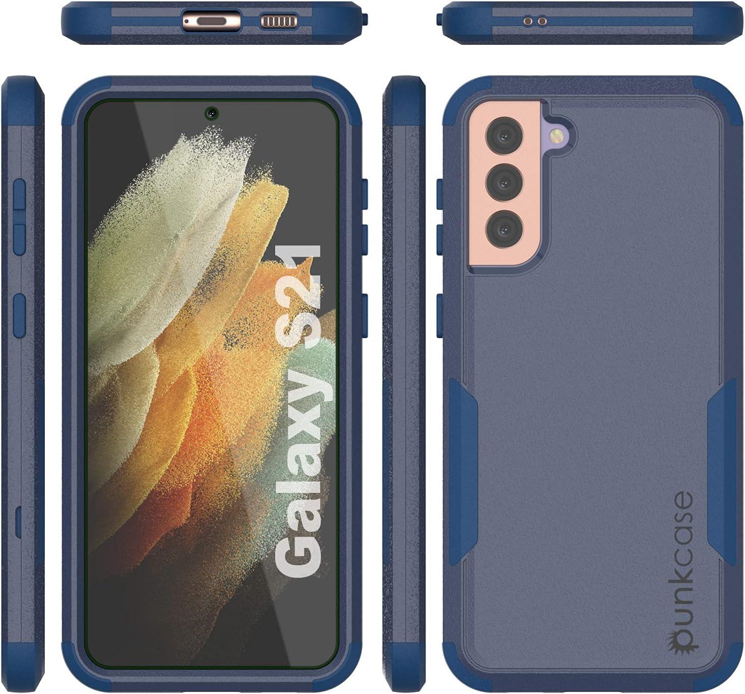 Galaxy S21 Belt Clip Holster 4-1 Rugged & Protective Multilayer Phone Case - Image 8