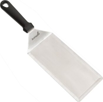 Stainless Steel Metal Griddle Spatula - Griddle Accessories Hamburger Turner