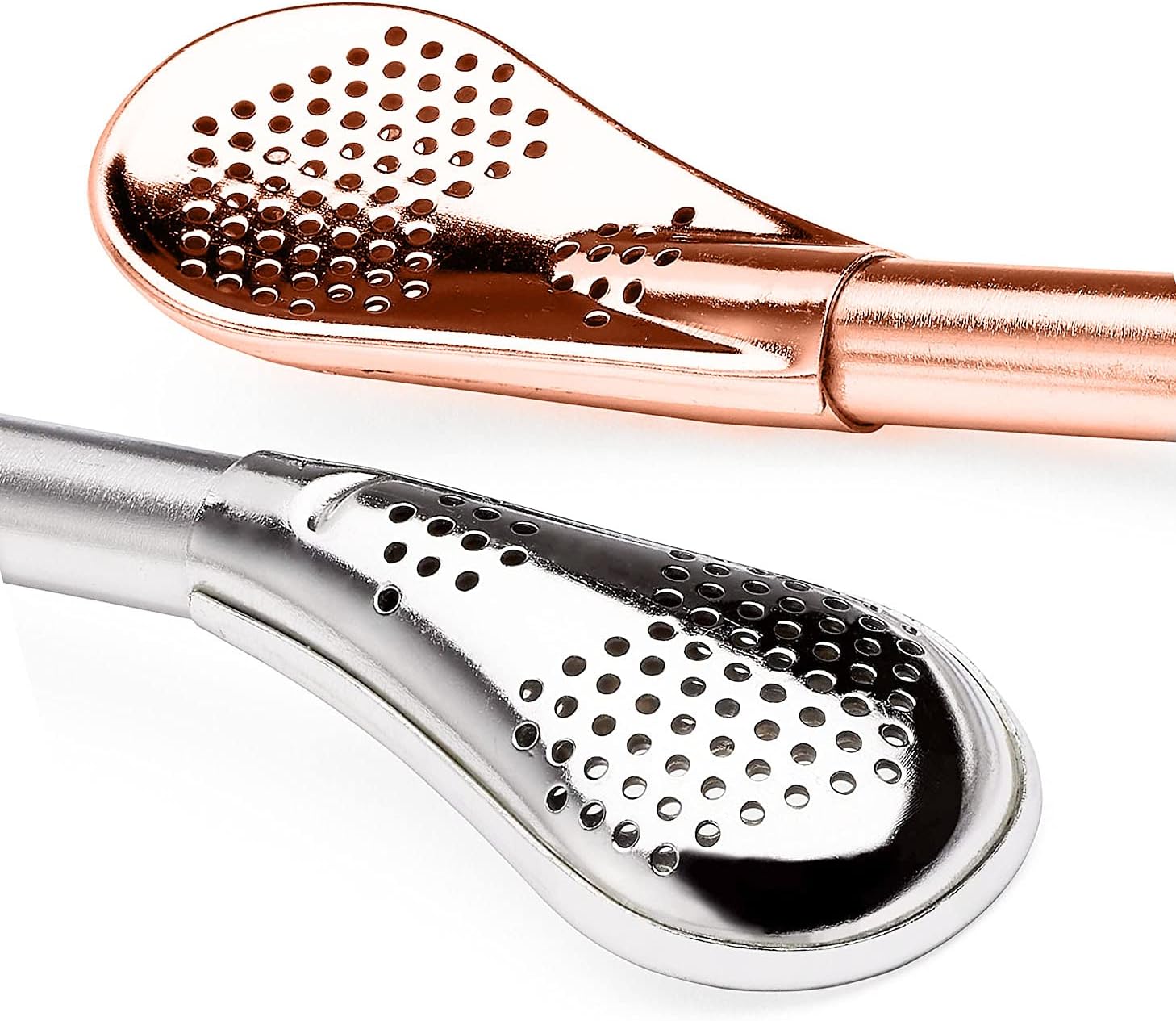 Straw Bundle Reusable Stainless Steel Drinking Straws with Filter Spoon - Image 6