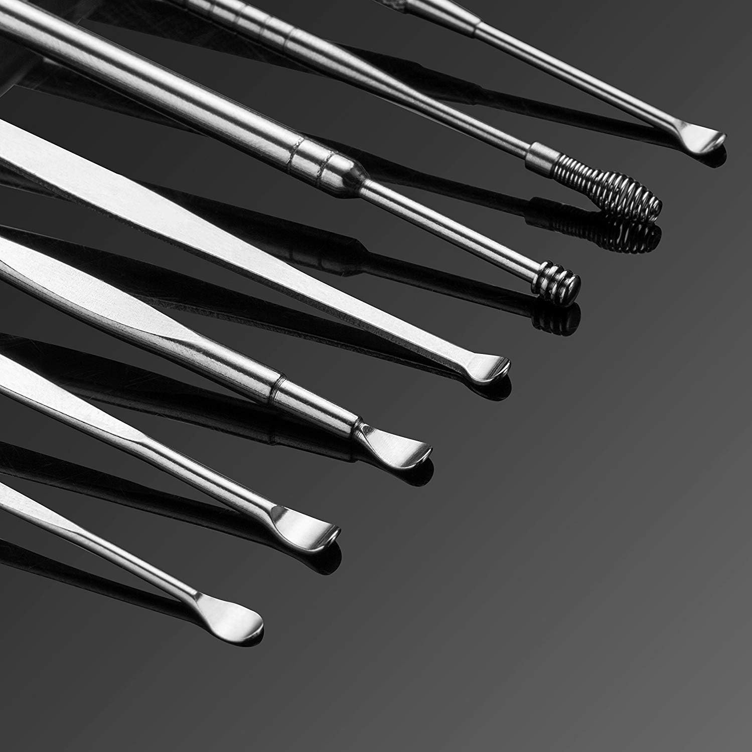 Stainless Steel Ear Pick, Earwax Removal Kit - 8 pcs - Image 8