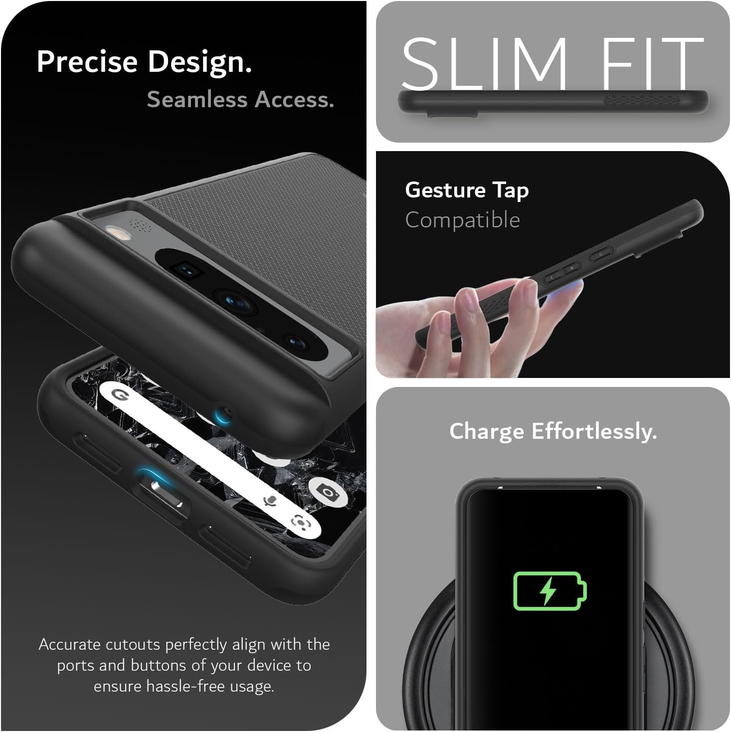 For Google Pixel 8 Pro Case 2023, MagSafe Compatible Military Grade Slim Dual - Image 7