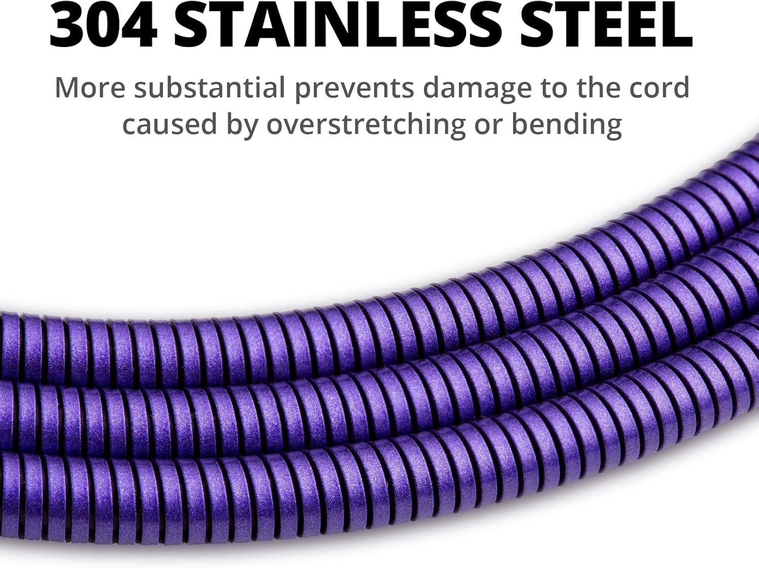 304 Stainless Steel Straight USB C Cable for Gaming Keyboard, Mechanical Key - Image 2