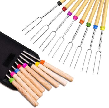 Marshmallow Roasting Stick, Marshmallow 8 Roasting Sticks 32 Inch Telescoping