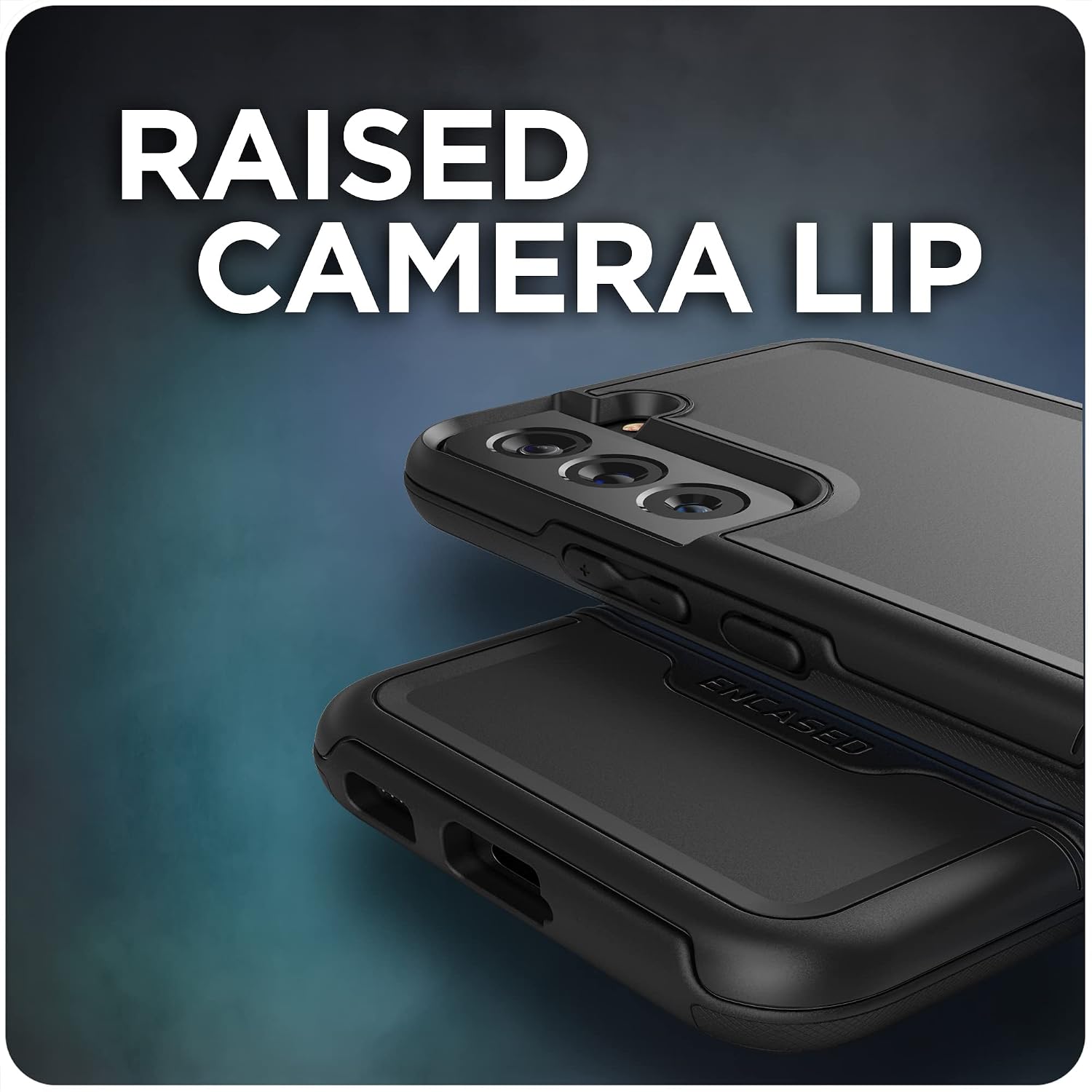 For Samsung Galaxy S22 Case, Shockproof Protective Phone Case - Black - Image 3