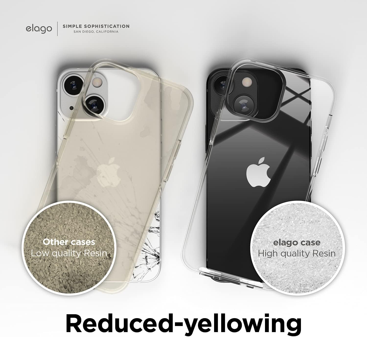 PC + TPU Hybrid Clear Case Compatible with iPhone 13 (5.4") - Image 4