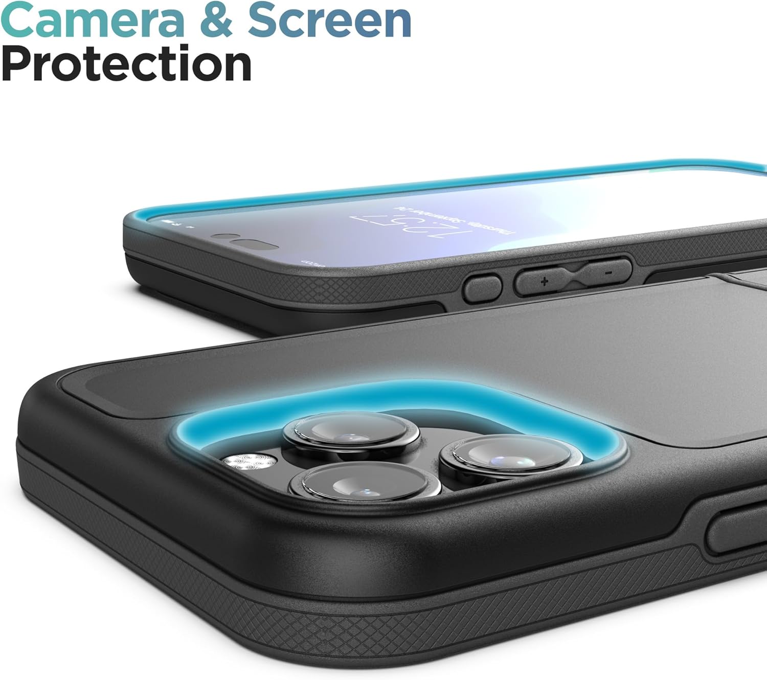 For iPhone 15 Pro Max Belt Clip Case, Protective Shockproof Case with Phone - Image 9