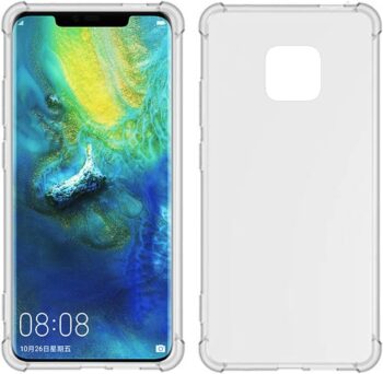 For Huawei Mate 20 Pro Clear TPU Four Corners Protective Transparent Case