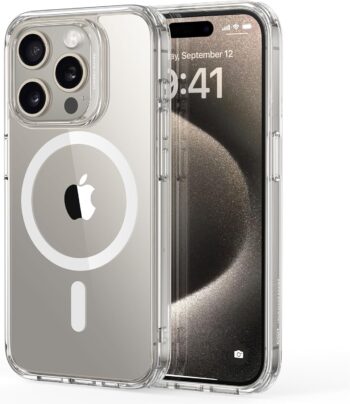 For iPhone 15 Pro Max Case, Compatible with MagSafe, MilitaryGrade Protection