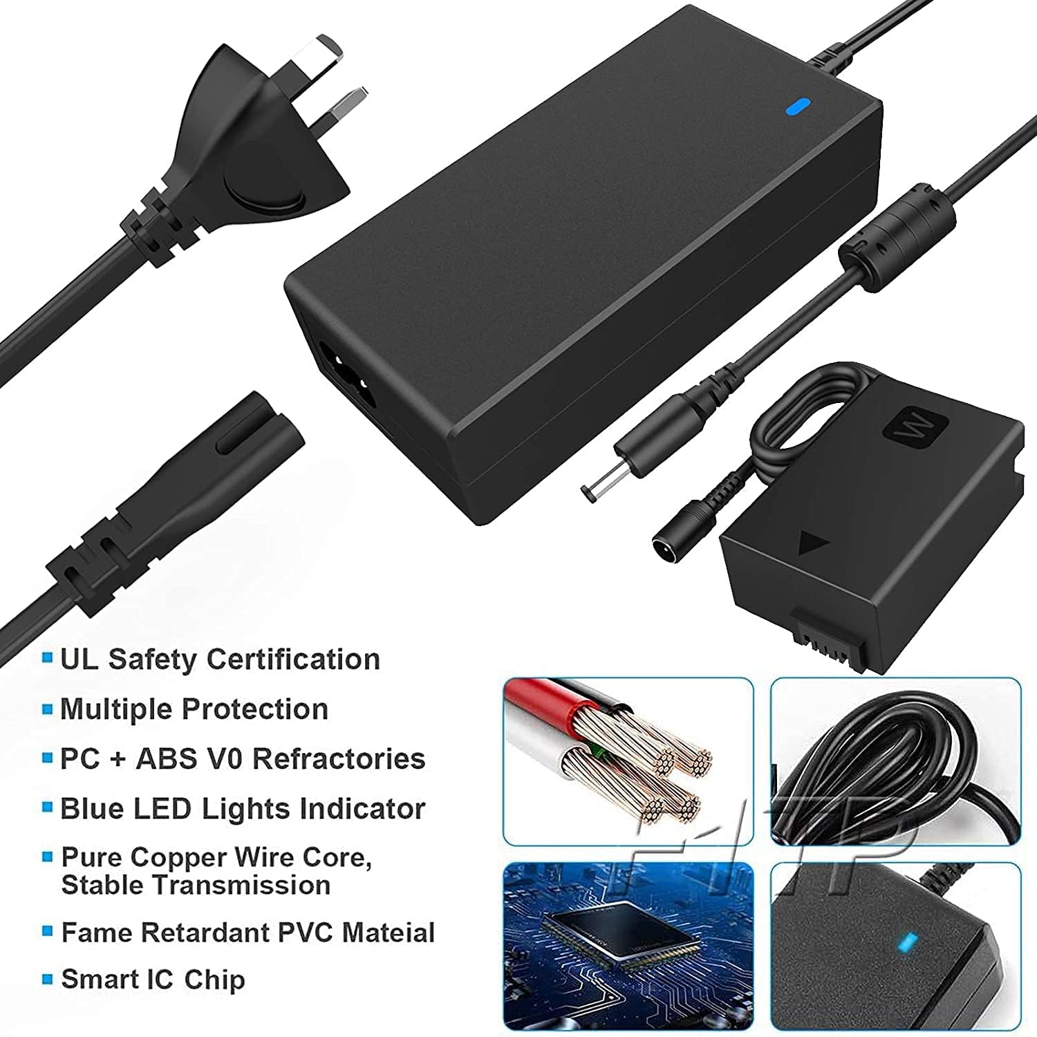 F1TP ACPW20 AC Power Supply Adapter kit for Sony Alpha A7000 A6500 A6400 A6300 - Image 5
