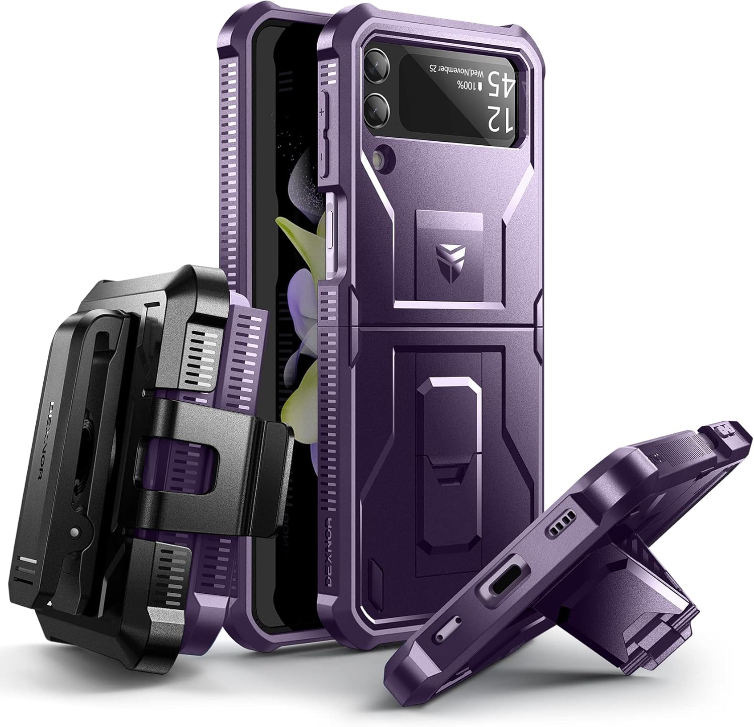 Samsung Galaxy Z Flip 4 5G Case, Full-Body Dual Layer Rugged Case