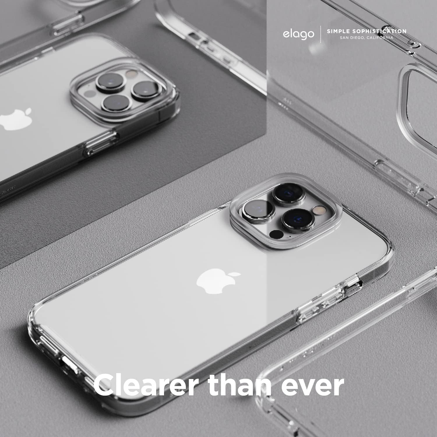 For iPhone 14 Pro (6.1"), Shockproof, Full Body Protection Hybrid Clear Case - Image 7