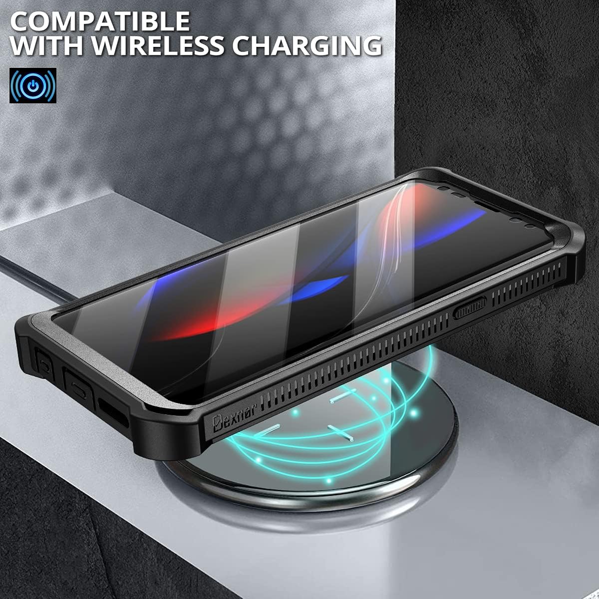 For Samsung Galaxy S9 Built-in Screen Protector and Kickstand Shockproof Case - Image 5