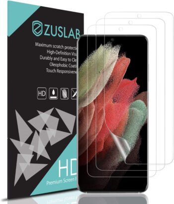 [3 Pack] Galaxy S21 Screen Protector 5G Flexible TPU Film