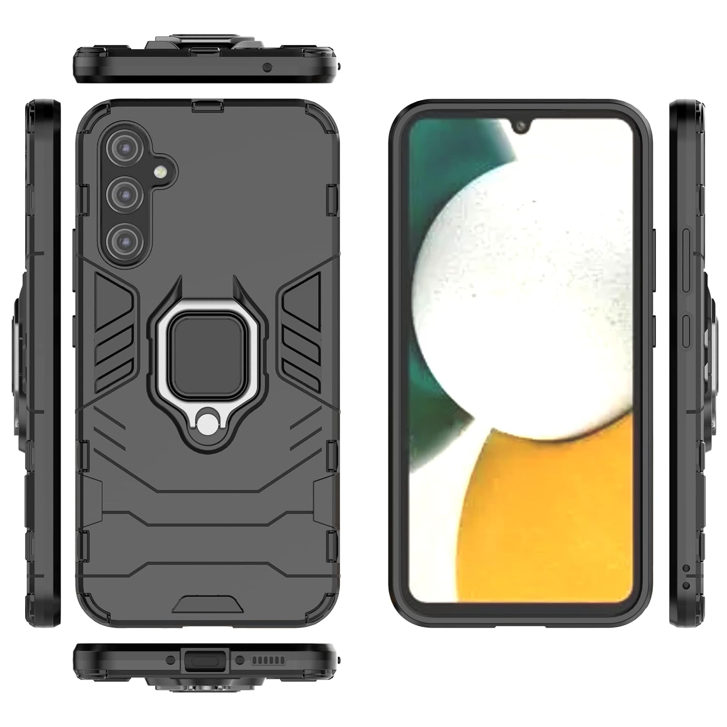 Kickstand Case for Samsung Galaxy A34 5G, Shockproof Hard PC Protective Case - Image 5