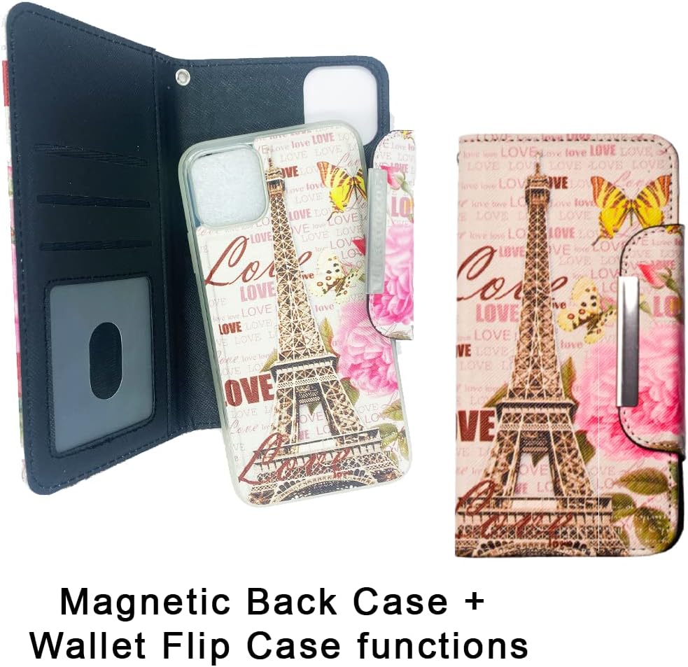 For iPhone 13 Pro Max Magnetic Detachable 2 in 1 Back and Wallet Case - Image 2