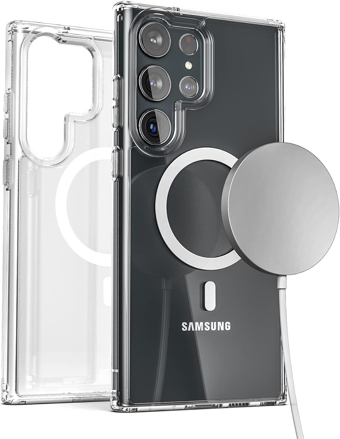 Samsung Galaxy S23 (2023) Ultra (6.8") Protective Hybrid Clear Case - Image 2
