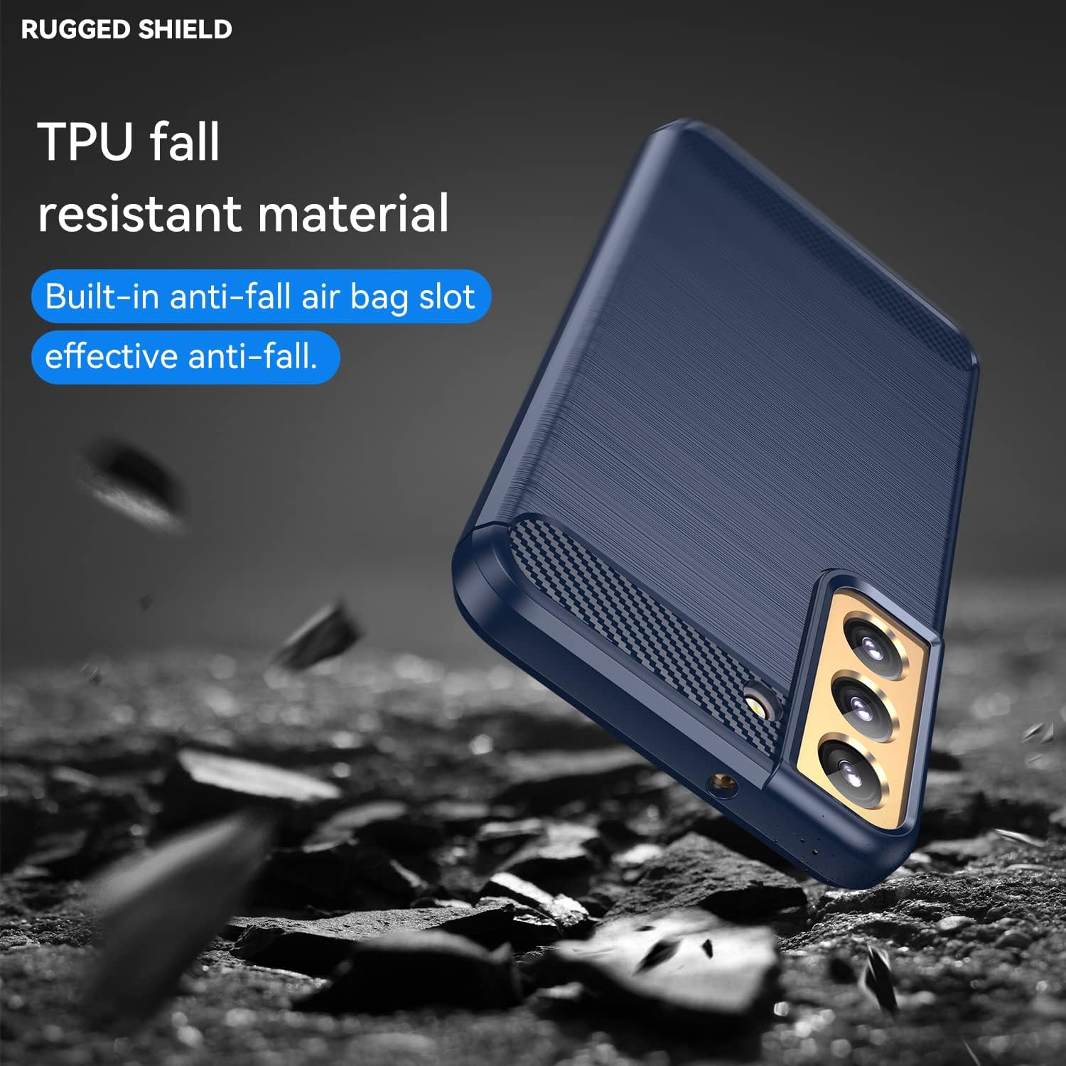 Case for Samsung Galaxy S23 5G TPU Slim Silicone Case w Tempered Glass Screen - Image 3