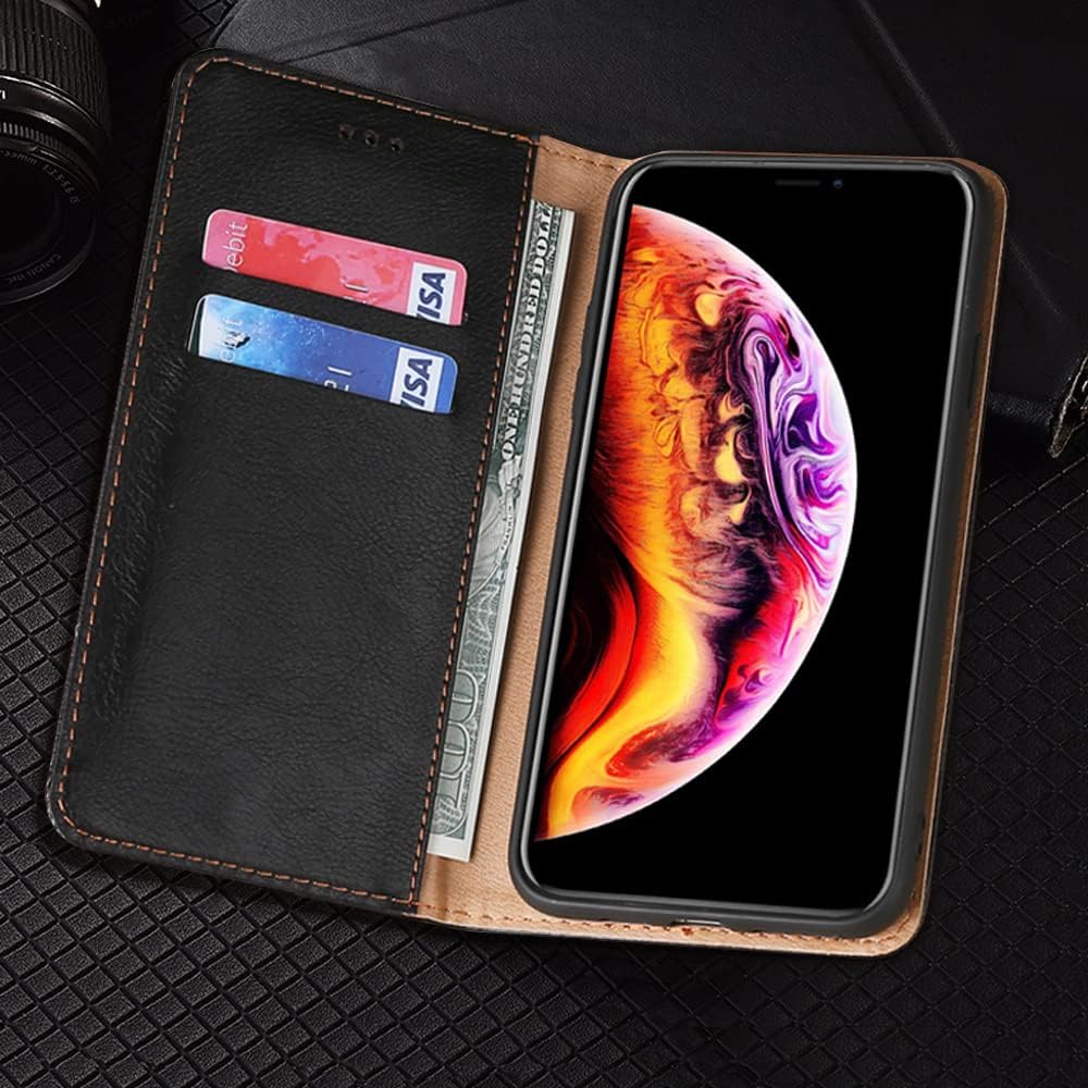 For Samsung Galaxy A54 5G (6.4 Inch) PU Leather Shockproof Magnetic Case (Blue) - Image 3