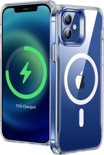 Sidekick Series with iPhone 12 /12 Pro Case Magsafe,with Wireless Charging-Clear
