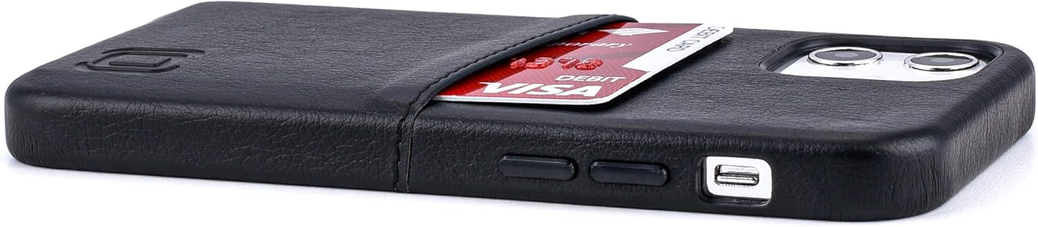 For iPhone 12 Mini Wallet Case: Metal Plate for Magnetic Mounting & 1 Card - Image 5
