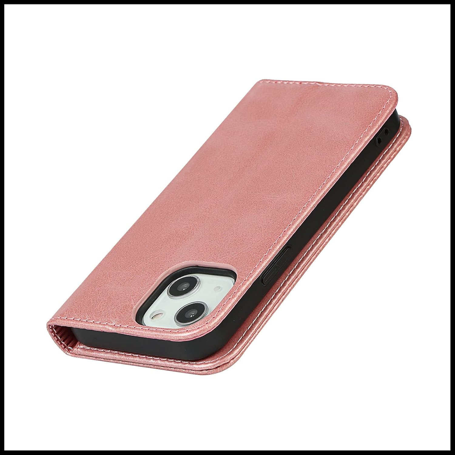 For iPhone 14 Flip Wallet Case Premium PU Leather with Credit Card Holder Slot - Image 7