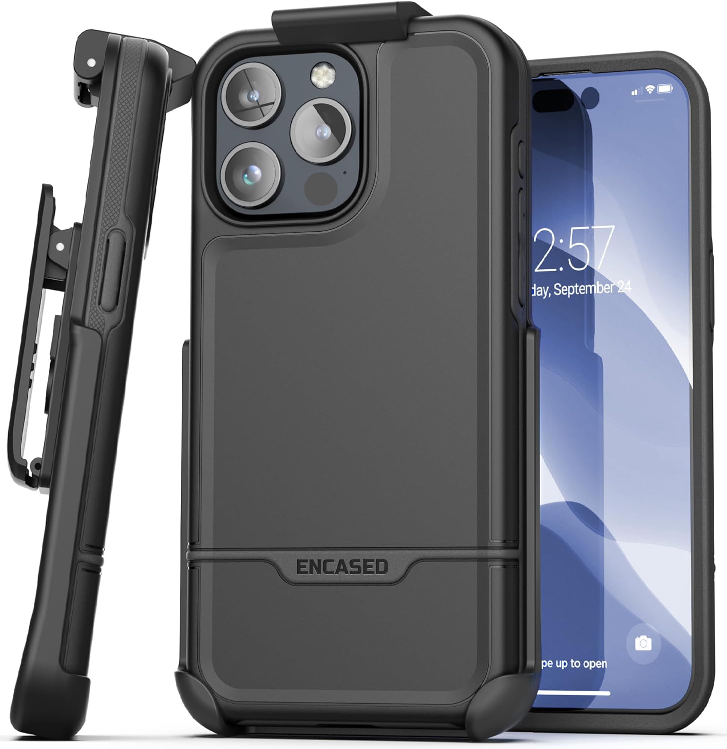Rebel Belt Case Designed for iPhone 15 Pro - Shockproof Protective Case